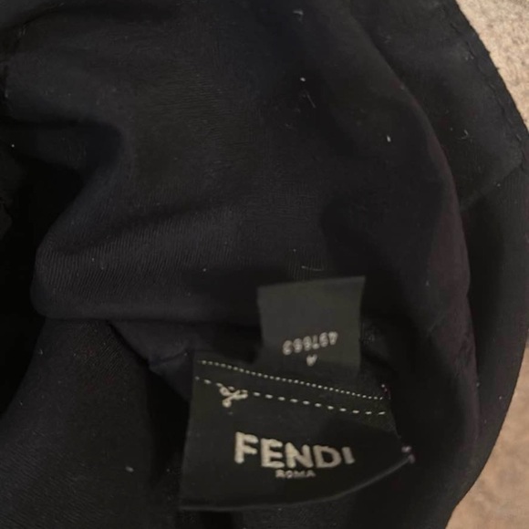 Fendi ZUCCA LARGE Hobo in Tobacco Tan and Black Logo Tote. - Picture 12 of 12